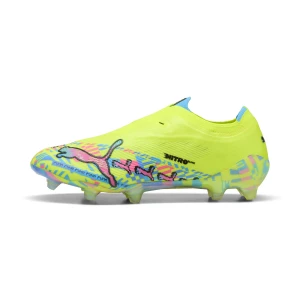 PUMA Buty piłkarskie unisex ULTRA NITRO™ 7 ULTIMATE ADVANCED LEVEL FG bez sznurowadeł, Buty, Biały beżowy