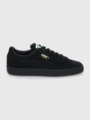 Puma buty zamszowe Suede Classic XXI 37491512 kolor czarny 37491512-12