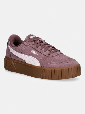 Puma Carina Mia SD sneakersy damskie zamszowe fioletowy