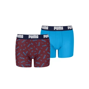 PUMA Chłopięce bokserki (2 pary), Odzież, Czerwony,