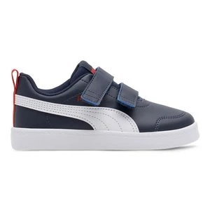 PUMA Courtflex v2 V PS* 37154301 Granatowy