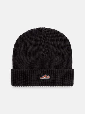 Zdjęcie produktu Puma czapka bawełniana Classics Graphic Short Beanie kolor czarny bawełniana 025680