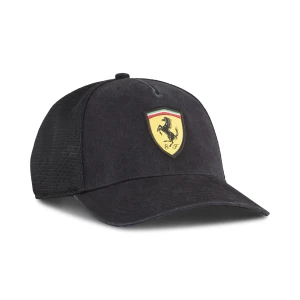 PUMA Czapka typu trucker Scuderia Ferrari, Akcesoria, Czarny,