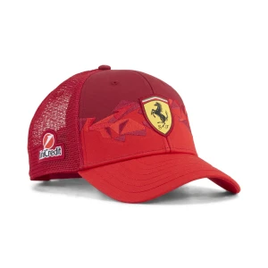 PUMA Czapka typu trucker Scuderia Ferrari HP 20 Years of Czerwony Replica Vegas, Akcesoria,