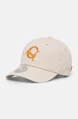 Puma czapka z daszkiem bawełniana PUMA x CARROTS Dad Cap kolor beżowy z aplikacją 25789