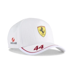 PUMA Czapka z daszkiem Scuderia Ferrari HP Hamilton, Akcesoria, Biały,