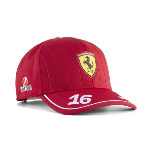 PUMA Czapka z daszkiem Scuderia Ferrari HP Leclerc, Akcesoria, Czerwony,