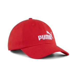 PUMA Czapka z daszkiem z logo No. 1 ESS, Akcesoria, Czerwony,