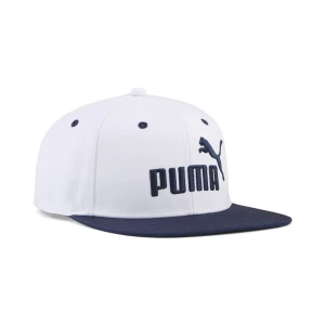 PUMA Czapka z płaskim daszkiem Essentials z logo No.1, Akcesoria, Biały