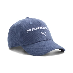PUMA Czapka ze sztruksu Olympique Marsylia ftblCulture, Akcesoria, Niebieski