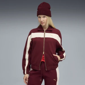PUMA Damska bluza dresowa T7 o luźnym kroju, Odzież, Czerwony,