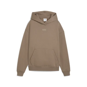 PUMA Damska bluza z kapturem Elevated Essentials Comfort, Odzież, Brązowy,