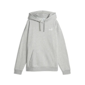 PUMA Damska bluza z kapturem Essentials o luźnym kroju, Odzież, Szary