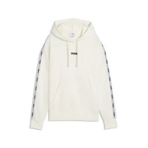 PUMA Damska bluza z kapturem Tape, Odzież, Biały,