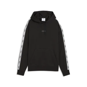 PUMA Damska bluza z kapturem Tape, Odzież, Czarny,