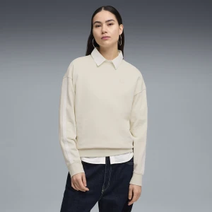 Zdjęcie produktu PUMA Damska bluza z okrągłym dekoltem Essentials Elevated, Odzież, Biały