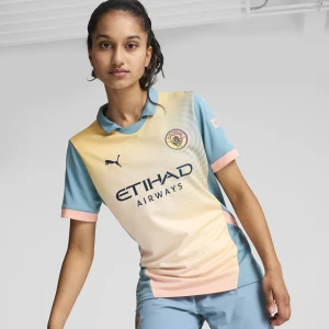 Zdjęcie produktu PUMA Damska czwarta koszulka Manchester City 24/25, Odzież, Różowy
