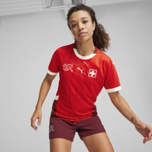 Zdjęcie produktu PUMA Damska, domowa koszulka reprezentacji Szwajcarii w piłce nożnej 2024, Odzież, Czerwony,