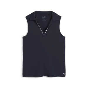 PUMA Damska golfowa koszulka polo CLOUDSPUN z lamówką, Odzież, Niebieski,