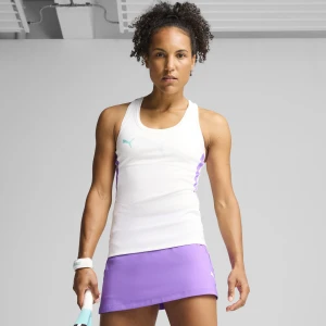 Zdjęcie produktu PUMA Damska koszulka bez rękawów do padla INDIVIDUAL, Odzież, Biały,