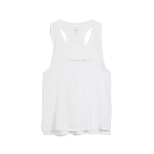 PUMA Damska koszulka bez rękawów RUN GRAPHIC z siateczki, Akcesoria, Biały,