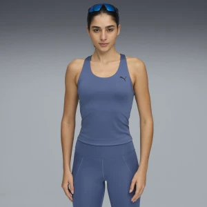 PUMA Damska koszulka bez rękawów TAD ESSENTIALS 2-in-1, Odzież, Niebieski,