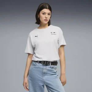 PUMA Damska koszulka BMW M MOTORSPORT Essentials, Odzież, Szary,