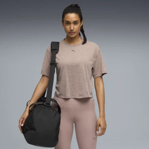 PUMA Damska koszulka CLOUDSPUN o luźnym kroju, Odzież, Beżowy,