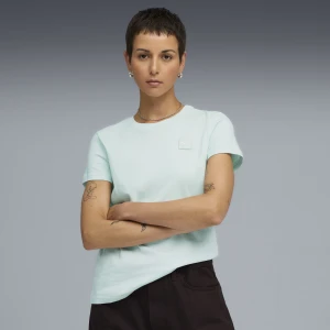 PUMA Damska koszulka ESS ELEVATED, Odzież, Niebieski,