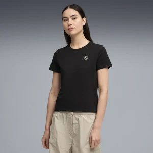 Zdjęcie produktu PUMA Damska koszulka Essentials Elevated, Odzież, Czarny