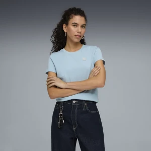 Zdjęcie produktu PUMA Damska koszulka Essentials Elevated, Odzież, Niebieski