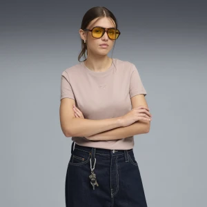 PUMA Damska koszulka Essentials, Odzież, Beżowy,