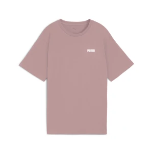 PUMA Damska koszulka Essentials z małym logo o luźnym kroju, Odzież, Różowy,