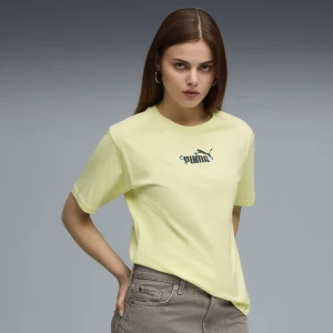PUMA Damska koszulka o luźnym kroju Essentials Nature 2.0, Odzież, Żółty,