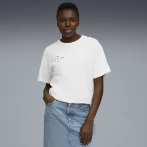 PUMA Damska koszulka piłkarska FtblEdition, Odzież, Biały,