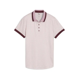 PUMA Damska koszulka polo do golfa CLOUDSPUN Micro Spark, Odzież, Różowy,