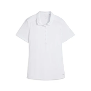 PUMA Damska koszulka polo z krótkim rękawem Pure 2.0, Odzież, Biały