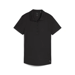 PUMA Damska koszulka polo z krótkim rękawem Pure 2.0, Odzież, Czarny