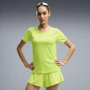 PUMA Damska koszulka RUN CLOUDSPUN, Odzież, Zielony