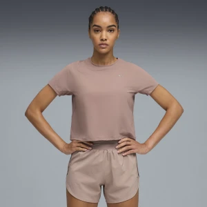 PUMA Damska koszulka Run coolCELL o pudełkowym kroju, Odzież, Beżowy,