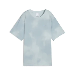 PUMA Damska koszulka Tie-Dye o luźnym kroju, Odzież, Niebieski,