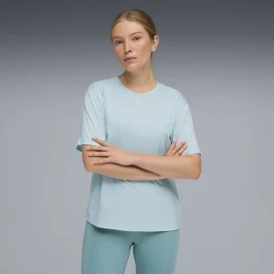 PUMA Damska koszulka Train All Day Essentials o luźnym kroju, Odzież, Niebieski,