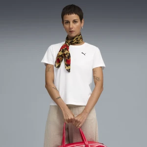 PUMA Damska koszulka Wardrobe Essentials Comfort, Odzież, Biały,