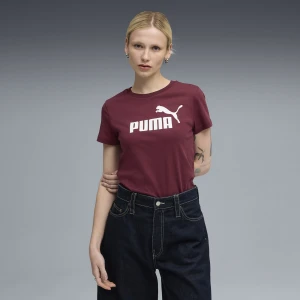 PUMA Damska koszulka z logo ESS No. 1, Odzież, Czerwony,