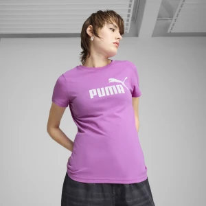 PUMA Damska koszulka z logo ESS No. 1, Odzież, Fioletowy,