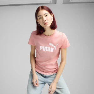 Zdjęcie produktu PUMA Damska koszulka z logo ESS No. 1, Odzież, Różowy
