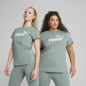 PUMA Damska koszulka z logo ESS No. 1, Odzież, Zielony,