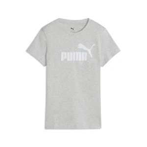 PUMA Damska koszulka z logo Essentials, OdzieÅ¼, Szary