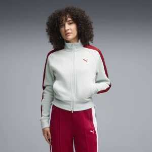 PUMA Damska krótka kurtka dresowa T7 ALWAYS ON, Odzież, Zielony