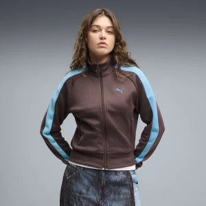 PUMA Damska krótka kurtka dresowa T7 ALWAYS ON, Odzież, Brązowy